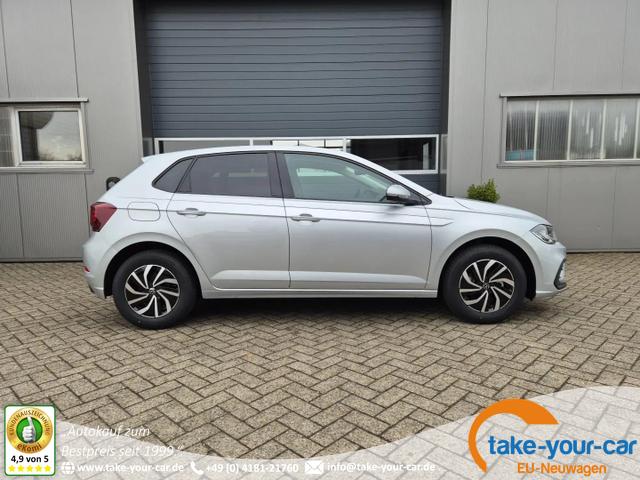 Volkswagen Polo - Life 1.0 TSI 95PS Rückf.Kamera Sitzheizung Digital Cockpit Klima PDC abgd.Scheiben Bluetooth Apple Car Play Android Auto 15-LM Vorlauffahrzeug
