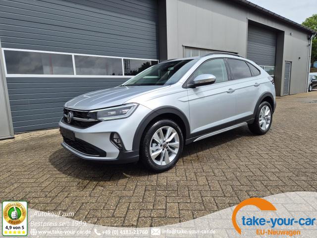 Volkswagen Taigo - 1.5 TSI 150PS DSG Life LED-Matrix-Scheinwerfer Klimaautomatik Sitzheizung PDC Rückf.Kamera 17-LM abged.Scheiben 2xKeyless DAB+ Bluetooth Touchscreen Apple CarPlay Android Auto Vorlauffahrzeug