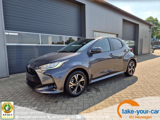 Toyota Yaris - 1.5VVT-iE 116PS Automatik Teamplayer Klimaautomatik Sitzheizung Lenkradheizung Rückf.Kamera 16-LM abged.Scheiben 2xKeyless DAB+ Bluetooth Touchscreen Apple CarPlay Android Auto ACC Vorlauffahrzeug