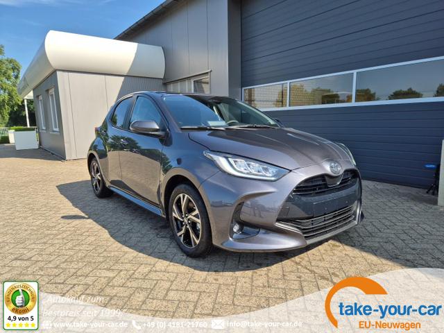Toyota Yaris - 1.5VVT-iE 116PS Automatik Teamplayer Klimaautomatik Sitzheizung Lenkradheizung Rückf.Kamera 16-LM abged.Scheiben 2xKeyless DAB+ Bluetooth Touchscreen Apple CarPlay Android Auto ACC Vorlauffahrzeug