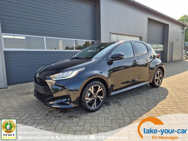 Toyota Yaris - 1.5VVT-iE 116PS Automatik Teamplayer Klimaautomatik Sitzheizung Lenkradheizung Rückf.Kamera 16-LM abged.Scheiben 2xKeyless DAB+ Bluetooth Touchscreen Apple CarPlay Android Auto ACC Vorlauffahrzeug