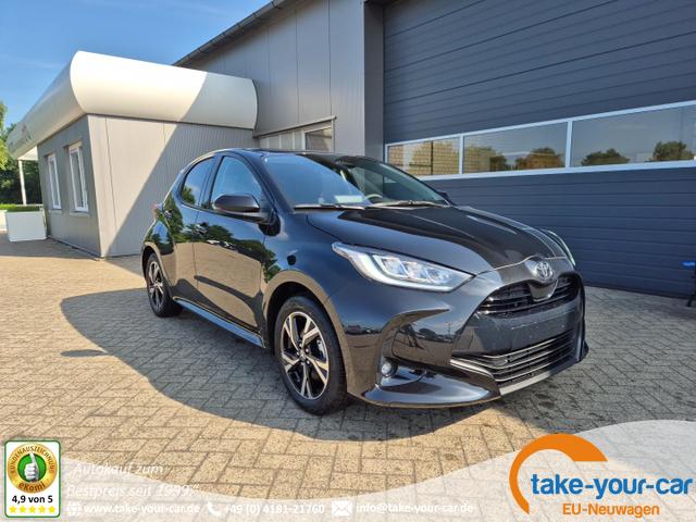 Toyota Yaris - 1.5VVT-iE 116PS Automatik Teamplayer Klimaautomatik Sitzheizung Lenkradheizung Rückf.Kamera 16-LM abged.Scheiben 2xKeyless DAB+ Bluetooth Touchscreen Apple CarPlay Android Auto ACC Vorlauffahrzeug