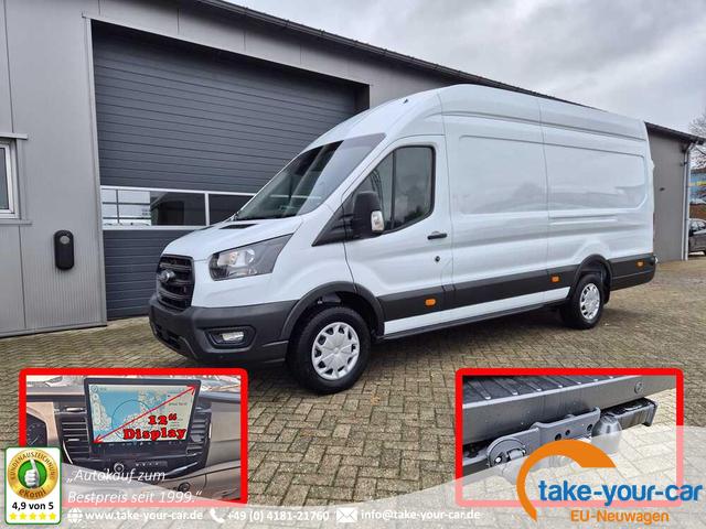 Ford Transit - 350 L4H3 2.0 EcoBlue 130PS Trend Heckantrieb 3,5t 2-Sitzer AHK Sitzheizung Frontscheibe beheizb. Klimaautomatik Navi PDC v+h Bluetooth DAB Apple CarPlay Android Auto Tempomat Ganzj.Reifen Vorlauffahrzeug