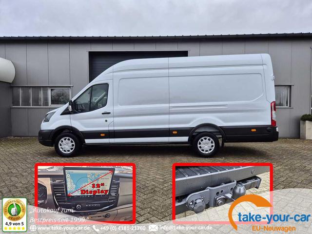 Ford Transit - 350 L4H3 2.0 EcoBlue 130PS Trend Heckantrieb 3,5t 2-Sitzer AHK Sitzheizung Frontscheibe beheizb. Klimaautomatik Navi PDC v+h Bluetooth DAB Apple CarPlay Android Auto Tempomat Ganzj.Reifen Vorlauffahrzeug