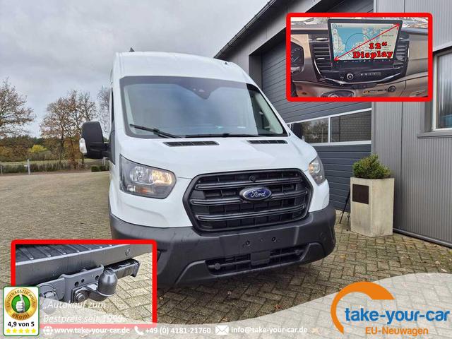Ford Transit - 350 L4H3 2.0 EcoBlue 130PS Trend Heckantrieb 3,5t 2-Sitzer AHK Sitzheizung Frontscheibe beheizb. Klimaautomatik Navi PDC v+h Bluetooth DAB Apple CarPlay Android Auto Tempomat Ganzj.Reifen Vorlauffahrzeug
