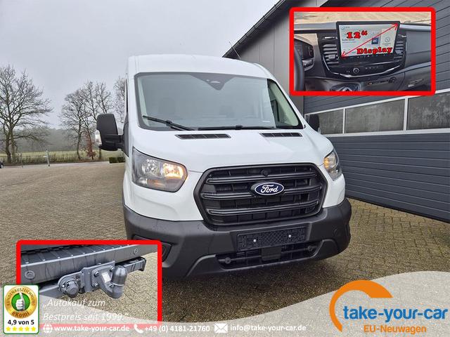 Ford Transit - L2H2 2.0 EcoBlue 165PS Trend Heckantrieb 3,5t 2-Sitzer AHK Sitzheizung Lenkradheizung Frontscheibe beheizb. Klimaautomatik PDC v+h Rückf.Kamera Bluetooth DAB Apple CarPlay Android Auto Tempomat Ganzj.Reifen Vorlauffahrzeug