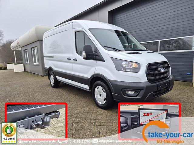 Ford Transit - L2H2 2.0 EcoBlue 130PS Trend 3,5t 2-Sitzer AHK Sitzheizung Lenkradheizung Frontscheibe beheizb. Klimaautomatik PDC v+h Rückf.Kamera Bluetooth DAB Apple CarPlay Android Auto Tempomat Ganzj.Reifen Vorlauffahrzeug