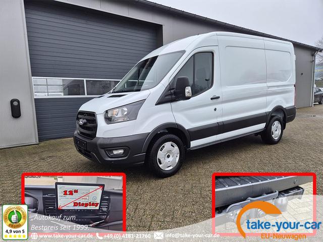 Ford Transit - L2H2 2.0 EcoBlue 130PS Trend 3,5t 2-Sitzer AHK Sitzheizung Lenkradheizung Frontscheibe beheizb. Klimaautomatik PDC v+h Rückf.Kamera Bluetooth DAB Apple CarPlay Android Auto Tempomat Ganzj.Reifen Vorlauffahrzeug