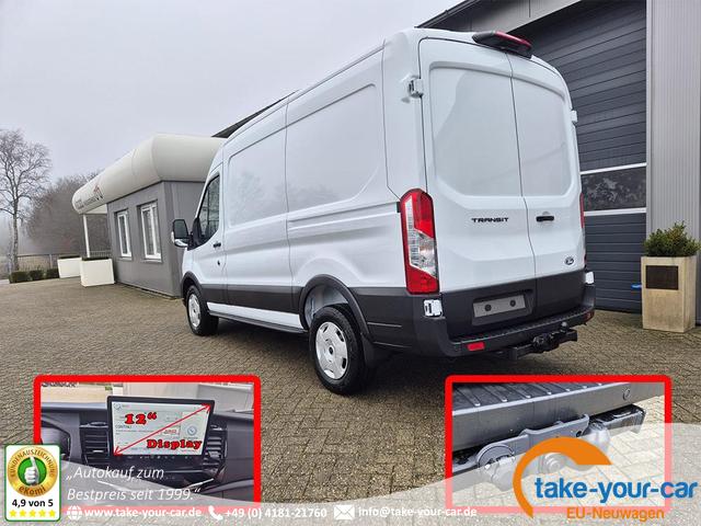 Ford Transit - L2H2 2.0 EcoBlue 130PS Trend 3,5t 3-Sitzer AHK Sitzheizung Lenkradheizung Frontscheibe beheizb. Klimaautomatik Bluetooth DAB Apple CarPlay Android Auto PDC v+h Rückf.Kamera Tempomat Vorlauffahrzeug