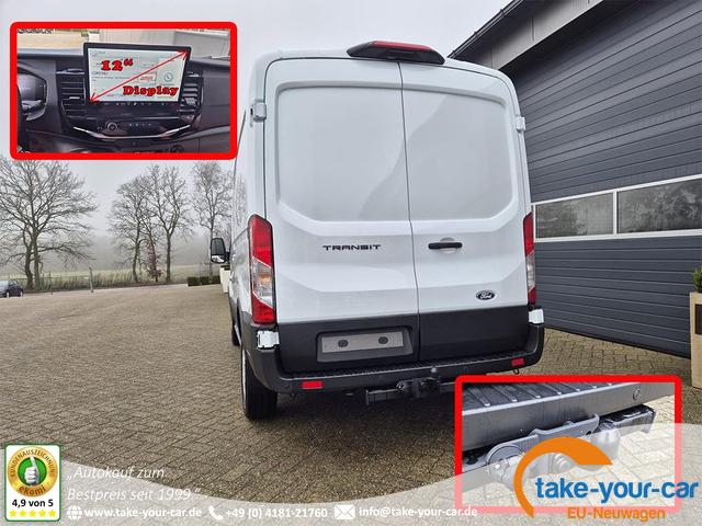Ford Transit - L2H2 2.0 EcoBlue 130PS Trend 3,5t 3-Sitzer AHK Sitzheizung Lenkradheizung Frontscheibe beheizb. Klimaautomatik PDC v+h Rückf.Kamera Bluetooth DAB Apple CarPlay Android Auto Tempomat Ganzj.Reifen Vorlauffahrzeug