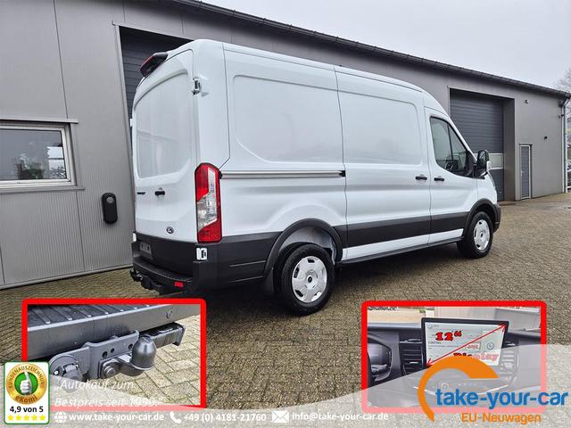 Ford Transit - L2H2 2.0 EcoBlue 130PS Trend 3,5t 3-Sitzer AHK Sitzheizung Lenkradheizung Frontscheibe beheizb. Klimaautomatik PDC v+h Rückf.Kamera Bluetooth DAB Apple CarPlay Android Auto Tempomat Ganzj.Reifen Vorlauffahrzeug