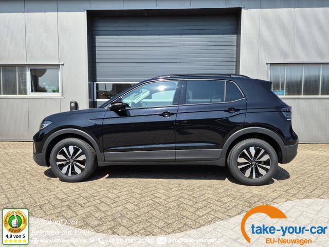 Volkswagen T-Cross - 1.0 TSI 116PS DSG Life LED-Matrix-Scheinwerfer Klimaautomatik Sitzheizung PDC Rückf.Kamera 16-LM ACC abged.Scheiben 2xKeyless DAB+ Bluetooth Touchscreen Apple CarPlay Android Auto Vorlauffahrzeug