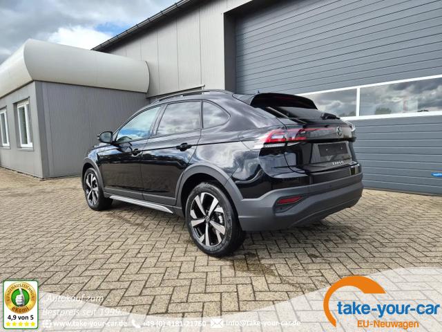 Volkswagen Taigo - 1.0 TSI 116PS DSG Life LED-Matrix-Scheinwerfer Klimaautomatik Sitzheizung PDC Rückf.Kamera 17-LM abged.Scheiben 2xKeyless DAB+ Bluetooth Touchscreen Apple CarPlay Android Auto Vorlauffahrzeug