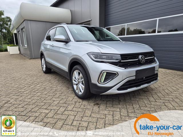 Volkswagen T-Cross - 1.0 TSI 116PS DSG Life LED-Matrix-Scheinwerfer Klimaautomatik Sitzheizung PDC Rückf.Kamera 17-LM abged.Scheiben 2xKeyless DAB+ Bluetooth Touchscreen Apple CarPlay Android Auto Vorlauffahrzeug
