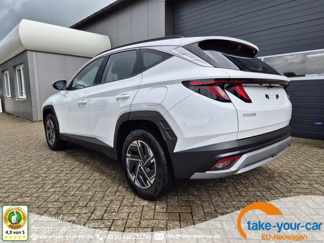 Hyundai TUCSON - 1.6 T-GDI 160PS Sitzheizung Lenkradheizung Klimaautomatik Navi 12,3"-Touchscreen DAB+ wireless Apple CarPlay + Android Auto PDC v+h Rückf.Kamera 2xKeyless 17-LM Vorlauffahrzeug