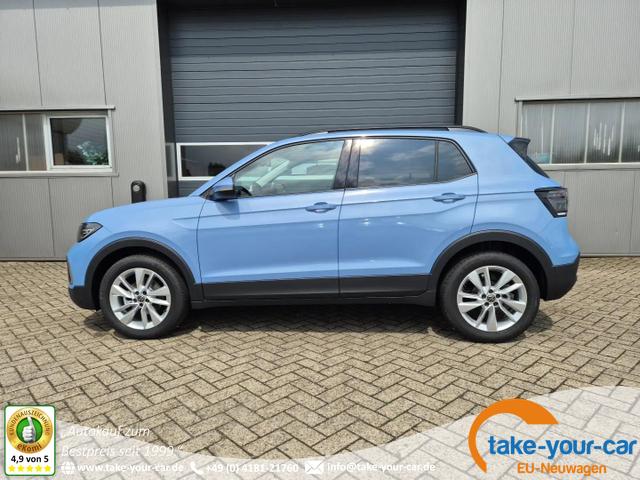 Volkswagen T-Cross - 1.0 TSI 116PS DSG Life LED-Matrix-Scheinwerfer Klimaautomatik Sitzheizung PDC Rückf.Kamera 17-LM abged.Scheiben 2xKeyless DAB+ Bluetooth Touchscreen Apple CarPlay Android Auto Vorlauffahrzeug