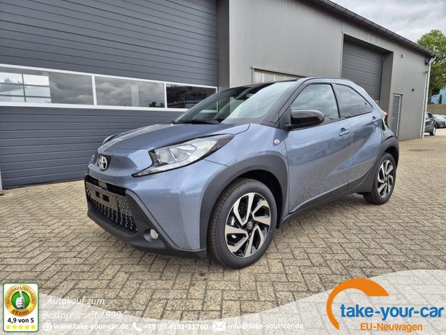 Toyota Aygo X - 1.0 VVT-i 72PS Teamplayer Sitzheizung AbstandsTempomat Multifunktionslenkrad Klima Radio Bluetooth Touchscreen Apple CarPlay + Android Auto 17-LM Vorlauffahrzeug