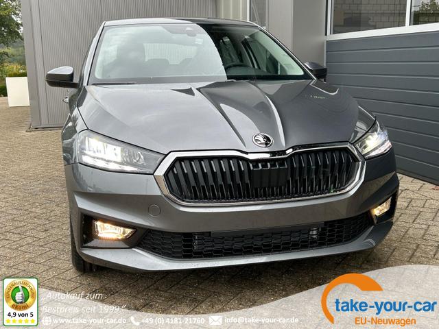 Skoda Fabia - 1.0 TSI 115PS DSG Selection 5-türig 15"LM Rückf.Kamera Parksensoren Sitzheizung Multifunktionslenkrad Klima Skoda-Radio Bluetooth Touchscreen Tempomat Nebelsch. Apple CarPlay + Android Auto Vorlauffahrzeug