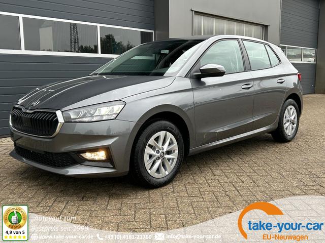 Skoda Fabia - 1.0 TSI 115PS DSG Selection 5-türig 15"LM Rückf.Kamera Parksensoren Sitzheizung Multifunktionslenkrad Klima Skoda-Radio Bluetooth Touchscreen Tempomat Nebelsch. Apple CarPlay + Android Auto Vorlauffahrzeug