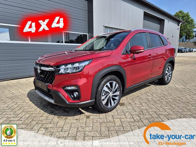 Suzuki S-Cross - Comfort+ 129PS MHEV 4x4 ALLGRIP 1.4 Boosterjet Teilleder Navi Klimaautomatik Sitzheizung ACC PDC v+h 4x Kamera Suzuki-Radio Apple CarPlay Android Auto Touchscreen 2xKeyless 17-LM Vorlauffahrzeug