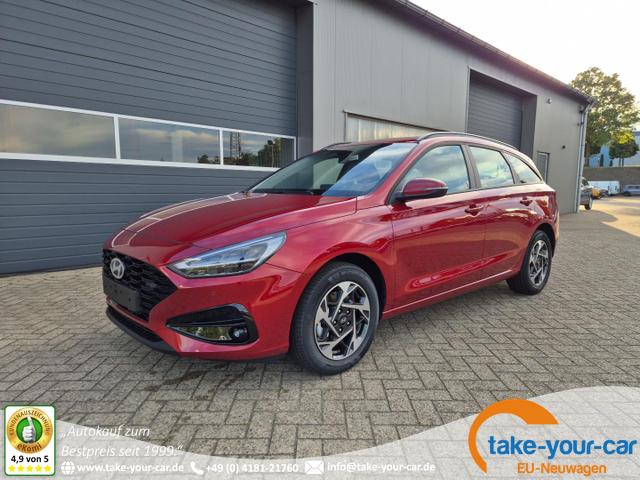 Hyundai i30 Kombi - 1.5 T-GDI 95PS Klimaautomatik Sitzheizung Lenkradheizung ACC Navi Apple CarPlay + Android Auto PDC v+h Rückf.Kamera 16-LM Vorlauffahrzeug