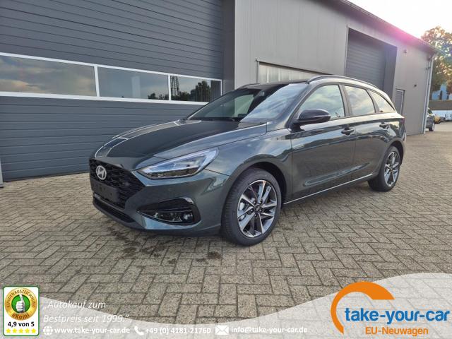 Hyundai i30 Kombi - 1.5 T-GDI 95PS Sitzheizung Lenkradheizung Klimaautomatik ACC Navi Apple CarPlay + Android Auto PDC v+h Rückf.Kamera 17-LM Vorlauffahrzeug