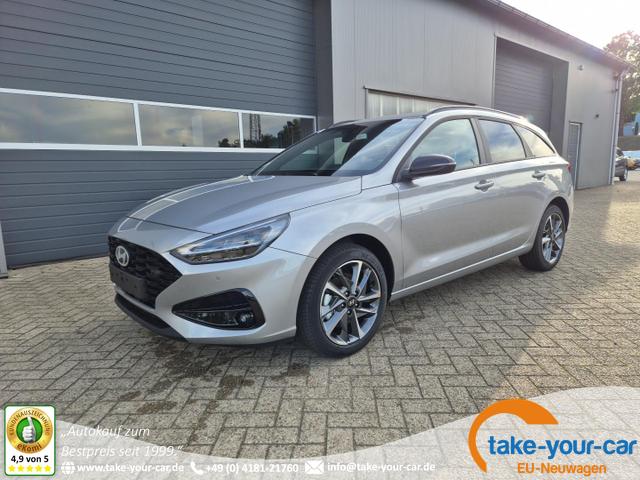 Hyundai i30 Kombi - 1.5 T-GDI 95PS Sitzheizung Lenkradheizung Klimaautomatik ACC Navi Apple CarPlay + Android Auto PDC v+h Rückf.Kamera 17-LM Vorlauffahrzeug