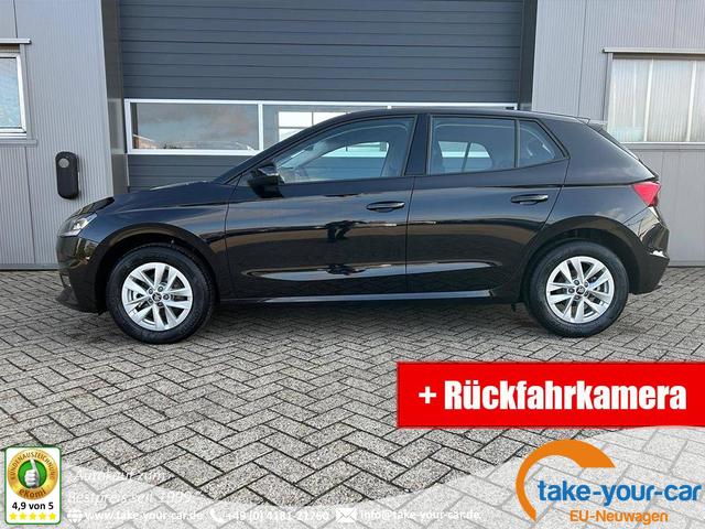Skoda Fabia - 1.0 TSI 115PS DSG Selection 5-türig 15"LM Rückf.Kamera Parksensoren Sitzheizung Multifunktionslenkrad Klima Skoda-Radio Bluetooth Touchscreen Tempomat Nebelsch. Apple CarPlay + Android Auto Vorlauffahrzeug