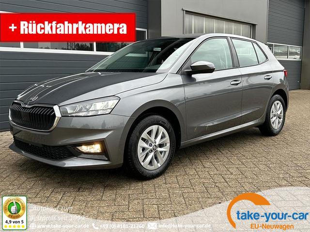 Skoda Fabia - 1.0 TSI 115PS DSG Selection 5-türig 15"LM Rückf.Kamera Parksensoren Sitzheizung Multifunktionslenkrad Klima Skoda-Radio Bluetooth Touchscreen Tempomat Nebelsch. Apple CarPlay + Android Auto Vorlauffahrzeug