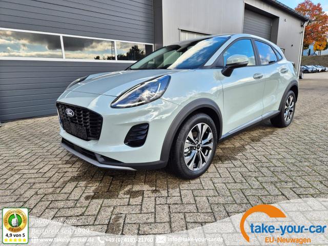 Ford Puma - Titanium 1.0 EcoBoost Hybrid 125PS Automatik Klimaautomatik Sitzheizung Lenkradheizung Frontscheibe beheizb. LED-Scheinwerfer Ford-Navi SYNC4 Bluetooth Apple CarPlay Android Auto PDC v+h 17-LM Vorlauffahrzeug