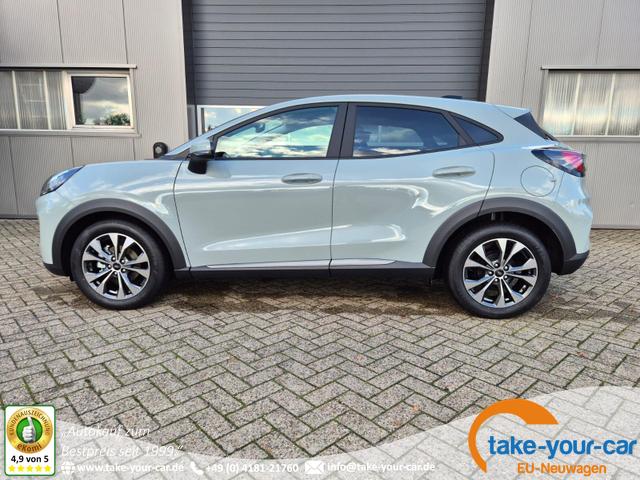 Ford Puma - Titanium 1.0 EcoBoost Hybrid 125PS Automatik Klimaautomatik Sitzheizung Lenkradheizung Frontscheibe beheizb. LED-Scheinwerfer Ford-Navi SYNC4 Bluetooth Apple CarPlay Android Auto PDC 17-LM Vorlauffahrzeug