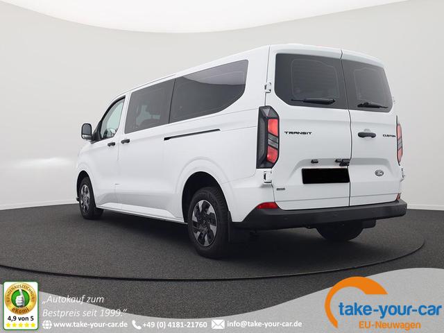 Ford Transit Custom - Kombi 9-Sitzer L2 2.5 Duratec PHEV 233PS Automatik Trend 3,4t Klimaautomatik Frontscheibe beheizb. Rückf.kamera PDC v+h Tempomat Navi Bluetooth Touchscreen Apple CarPlay Android Auto Ganzj.Reifen Vorlauffahrzeug
