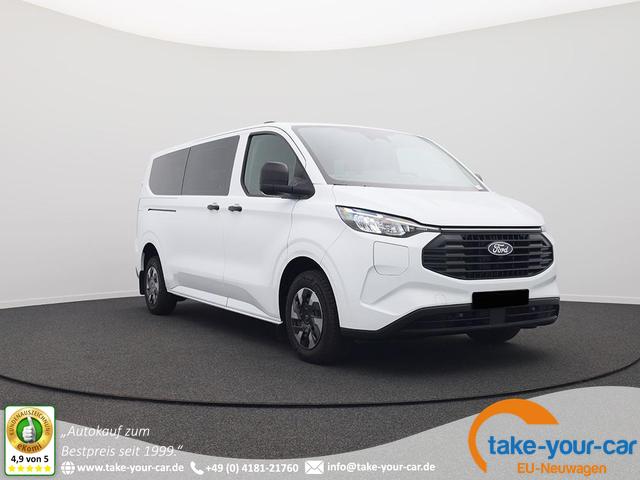 Ford Transit Custom - Kombi 9-Sitzer L2 2.5 Duratec PHEV 233PS Automatik Trend 3,4t Klimaautomatik Frontscheibe beheizb. Rückf.kamera PDC v+h Tempomat Navi Bluetooth Touchscreen Apple CarPlay Android Auto Ganzj.Reifen Vorlauffahrzeug