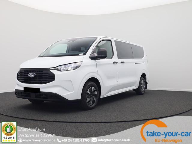 Ford Transit Custom - Kombi 9-Sitzer L2 2.5 Duratec PHEV 233PS Automatik Trend 3,4t Klimaautomatik Frontscheibe beheizb. Rückf.kamera PDC v+h Tempomat Navi Bluetooth Touchscreen Apple CarPlay Android Auto Ganzj.Reifen Vorlauffahrzeug