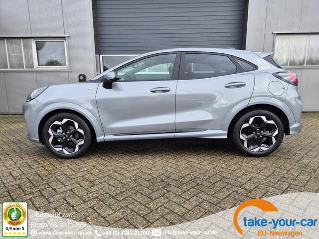 Ford Puma - ST-Line X 1.0 EcoBoost Hybrid 125PS Automatik NEUES MODELL 360°Kamera AbstandsTempomat el.Heckklappe Premium Leder (Sensico) B+O-Sound Klimaautomatik Sitzheizung Lenkradheizung Frontscheibe beheizb. Ford-Navi SYNC4 Bluetooth Apple CarPlay Android A Vorlauffahrzeug