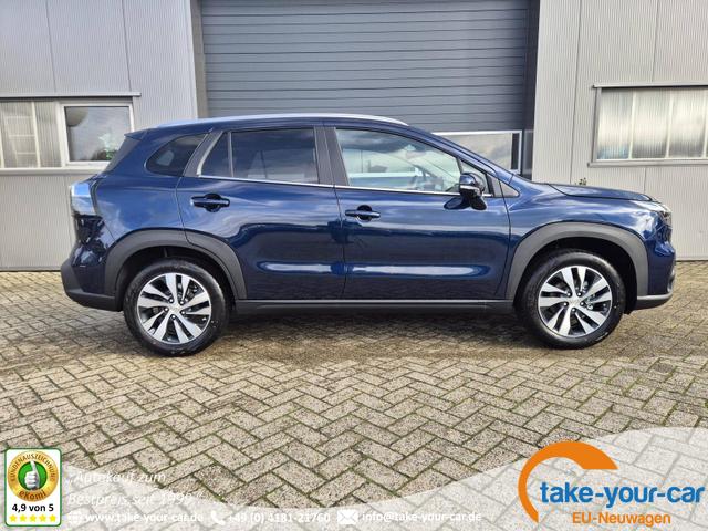 Suzuki S-Cross - Comfort+ 129PS Automatik MHEV 1.4 Boosterjet Teilleder Navi Klimaautomatik Sitzheizung ACC PDC v+h 4x Kamera Suzuki-Radio Apple CarPlay Android Auto Touchscreen 2xKeyless 17-LM Vorlauffahrzeug