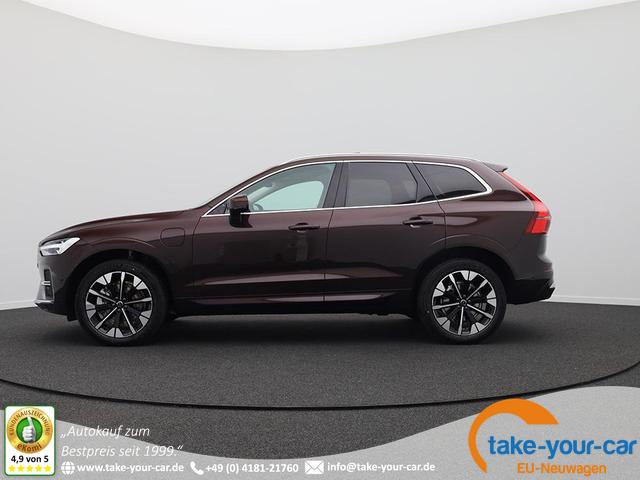 Volvo XC60 - T6 Ultra AWD PHEV 350PS Automatik elektr. PanoDach Nappaleder 360°Kamera PDC v+h ACC el.Heckklappe Harma/Kadon-Sound Klimaautomatik Standheizung Sitzheizung Lenkradheizung Frontscheibe beheizb. Navi Apple CarPlay Android Auto 20-LM Vorlauffahrzeug