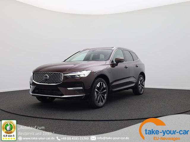 Volvo XC60 - T6 Ultra AWD PHEV 350PS Automatik elektr. PanoDach Nappaleder 360°Kamera PDC v+h ACC el.Heckklappe Harma/Kadon-Sound Klimaautomatik Standheizung Sitzheizung Lenkradheizung Frontscheibe beheizb. Navi Apple CarPlay Android Auto 20-LM Vorlauffahrzeug
