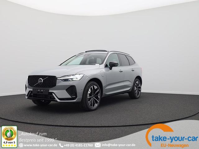 Volvo XC60 - T6 Ultra AWD PHEV 350PS Automatik elektr. PanoDach Nappaleder 360°Kamera PDC v+h ACC el.Heckklappe Harma/Kadon-Sound Klimaautomatik Standheizung Sitzheizung Lenkradheizung Frontscheibe beheizb. Navi Apple CarPlay Android Auto 20-LM Vorlauffahrzeug