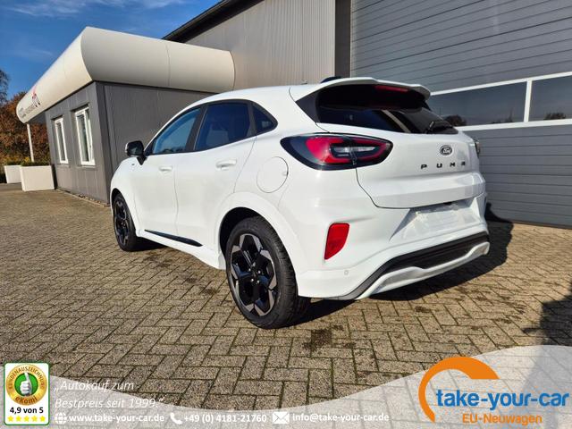 Ford Puma - ST-Line X 1.0 EcoBoost Hybrid 125PS Automatik NEUES MODELL 360°Kamera AbstandsTempomat el.Heckklappe Premium Leder (Sensico) B+O-Sound Klimaautomatik Sitzheizung Lenkradheizung Frontscheibe beheizb. Ford-Navi SYNC4 Bluetooth Apple CarPlay Android A Vorlauffahrzeug