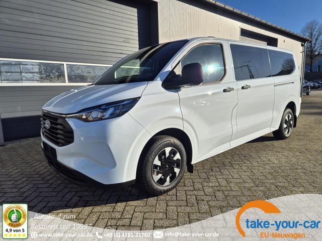 Ford Transit Custom - Kombi 9-Sitzer L2 2.5 Duratec PHEV 233PS Automatik Trend 3,4t Klimaautomatik Frontscheibe beheizb. Rückf.kamera PDC v+h Tempomat Navi Bluetooth Touchscreen Apple CarPlay Android Auto Ganzj.Reifen Vorlauffahrzeug