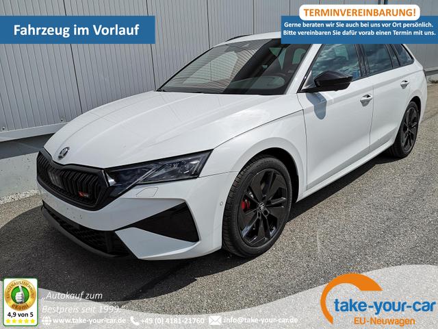 Skoda Octavia Combi - 2.0 TSI 195 kW RS Kombi ABT 2.0TSI Pano Matrix Area AHK Sound GV5 Vorlauffahrzeug