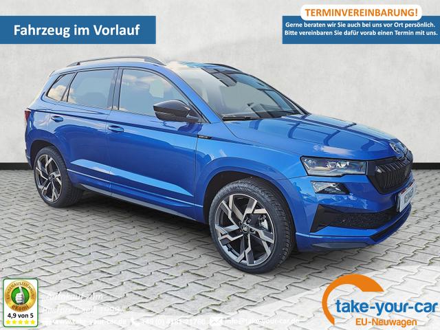 Skoda Karoq - Sportline 4x4 2.0 TSI DSG Leder AHK Pano Vorlauffahrzeug