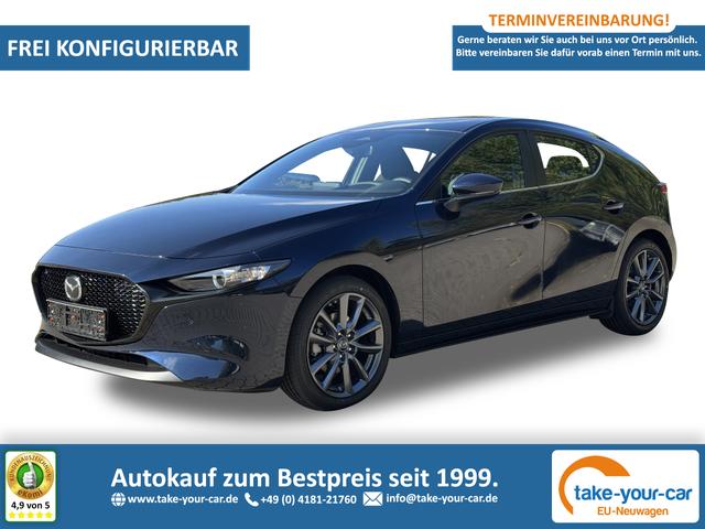 Mazda 3 - Centre-Line SHZ+KAMERA+HUD+NAVI+ACC+LED+18" ALU Bestellfahrzeug 
