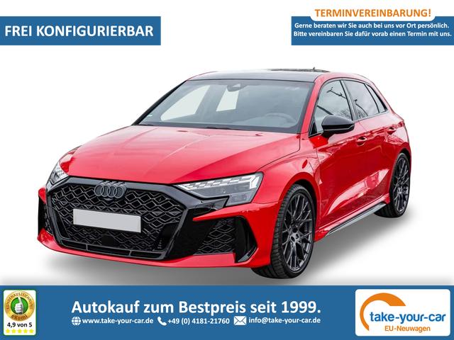 Audi RS3 Sportback - 360KAM+SHZ+KLIMA+LED+SOUND+19"ALU+DESIGNPAKET ROT Bestellfahrzeug 