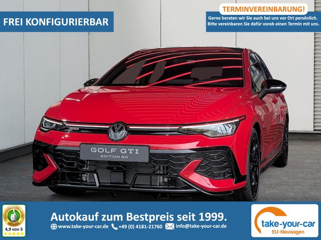 Volkswagen Golf - GTI Edition 50 270 KM/H+MATRIX+KAMERA+ACC+KLIMA+APP+19" ALU Bestellfahrzeug 
