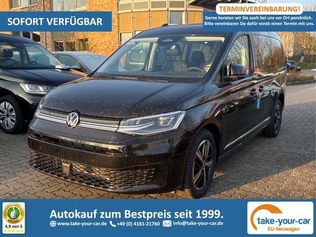 Volkswagen Caddy Maxi - Style NAVI+AHK+ACC+SHZ+LED+KAMERA+PDC+LANE ASSIST Lagerfahrzeug