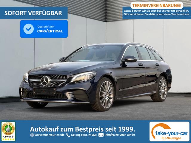Mercedes-Benz C-Klasse - C 300 T AMG-Line+LED+NAVI+KAMERA+19"AMG-Felgen+el.HECK Gebrauchtfahrzeug