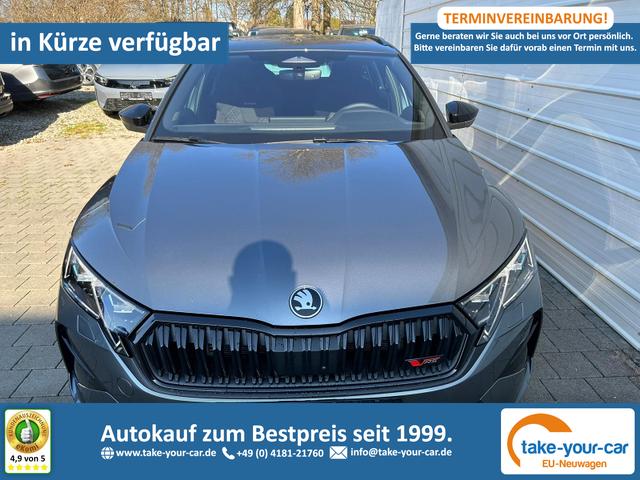 Skoda Octavia Combi - RS Kombi 2.0 TSI DSG 265 PS AHK*Panorama*DCC*19"*Android Auto*Navi*SHZ*360&deg;*E-Heck Vorlauffahrzeug