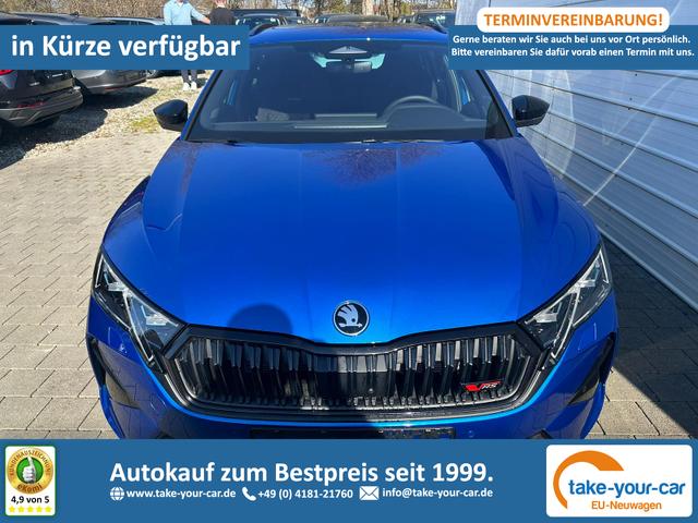 Skoda Octavia Combi - RS Kombi 2.0 TSI DSG 265 PS AHK*Panorama*DCC*19"*Android Auto*Navi*SHZ*360&deg;*E-Heck Vorlauffahrzeug